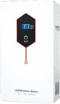 Wall-Mounted LiFePO4 Battery Pack 51.2V 100Ah-300Ah